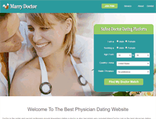 Tablet Screenshot of marrydoctor.com